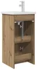 Mobili da bagno con lavabo vidaXL in rovere Artisan Anteprima dell’immagine prodotto 6