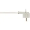 A close-up of a white power strip plug with a cable. Produktbild-Vorschau