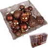 Christmas Gifts Weihnachtskugeln Set Rot 100 Kunststoff Produktbild-Vorschau 20