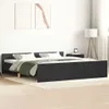 Giroletto con testiera e pediera nero 160x200 cm Anteprima dell’immagine prodotto 2