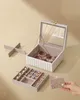SONGMICS HOME ANAH Kollektion - Schmuckkästchen 2 Ebenen, Produktbild-Vorschau 7
