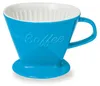 Creano Porzellan Kaffeefilter (Blau), Filter Größe 4 für Produktbild-Vorschau 1