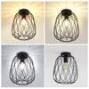 ZMH Lampa Sufitowa Czarna Vintage Lampa Sufitowa 1 Płomień Podgląd zdjęcia produktu 8