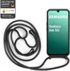 A Samsung Galaxy A16 5G smartphone with a black lanyard attached, presented on a white background. Produktbild-Vorschau