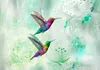 Vlies Fototapete - Colourful Hummingbirds (Green) 350x245 Produktbild-Vorschau 5