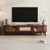 STILVORA TV-kast met rieten lades, TV-dressoir met 2 houten Productafbeelding-voorbeeld 5