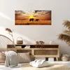 Bild auf Leinwand - Leinwandbild - Elefanten Safari Produktbild-Vorschau 6