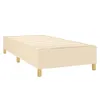 vidaXL Boxspringbett mit Matratze Creme 80x200 cm Stoff -  Produktbild-Vorschau 4