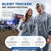 6 kusov jednorazových dažďových búnd a plášteniek s Náhľad obrázku produktu 3