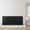 Radiatore a piastre – 600 mm x 1440 mm – Nero Anteprima dell’immagine prodotto 4