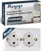Kopp prise de courant Schuko double blanc arctique AP Voir les images du produit 7
