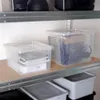 Boîte de rangement avec couvercle, en plastique résistant Voir les images du produit 5