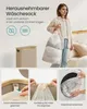 SONGMICS Wäschekorb mit Deckel, 65 L, herausnehmbarer Produktbild-Vorschau 5
