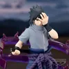 A close-up shot of a Naruto Shippuden Uchiha Sasuke action figure. Podgląd zdjęcia produktu