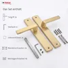 DOMINO Türgriff-Garnitur Türgriff BO Blind Langschild Gold Produktbild-Vorschau 6