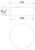 Vertr Stopfen 165x70 braun FBA-SN165 (7202573) Produktbild-Vorschau 2