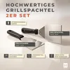 𝗛𝗔𝗩𝗘𝗡𝗛𝗔𝗨𝗦 Grillspachtel Edelstahl 2er Set I 2X Produktbild-Vorschau 4
