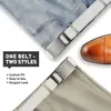 Nelbons Pánske opasok, kožené automatické západka opasok Náhľad obrázku produktu 2