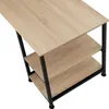 Počítačový stůl Stoke 137x55x75cm - světlé průmyslové Náhled obrázku produktu 6