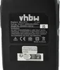 A close-up of a black battery pack with white text and logos. Produktbild-Vorschau