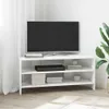 vidaXL Mobile TV angolare, 102x40,5x45 cm, bianco, Anteprima dell’immagine prodotto 2