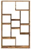 vidaXL Bücherregal Altholz-Optik 72x20x120,5 cm Produktbild-Vorschau 5