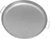 A top-down view of a silver metal fire pit bowl with two handles. Produktbild-Vorschau
