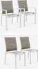 Set tavolo da giardino allungabile in alluminio con 8 Anteprima dell’immagine prodotto 4