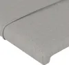 vidaXL LED Kopfteil Hellgrau 163x16x118/128 cm Stoff -  Produktbild-Vorschau 6