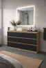 Commode en chêne avec tiroirs 120 cm, 6 tiroirs, façades Voir les images du produit 2