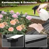 180x90x30 cm Rechteckiges Verzinktes Hochbeet, Dunkelgrau Produktbild-Vorschau 4