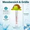 Poolthermometer Schwimmend Schildkröte Produktbild-Vorschau 2