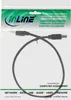 INLINE USB 2.0 Kabel A an B schwarz 0,5m Produktbild-Vorschau 2