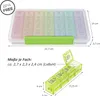 WELLGRO Tablettenbox für 7 Tage - Pillendose je 4 Fächer Produktbild-Vorschau 3