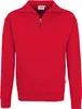 HAKRO Zip-Sweatshirt Premium 451, rot, M Produktbild-Vorschau 3