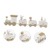 Weihnachten Zug Deko Mini Weihnachtszug Holz-Eisenbahn Produktbild-Vorschau 3