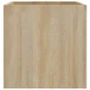 vidaXL Fioriera in rovere Sonoma 40x40x40 cm materiale a Anteprima dell’immagine prodotto 4