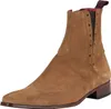 A single brown suede boot is shown against a white background. Produktbild-Vorschau