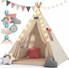 Namiot tipi JULIA, 160x120x120cm, beżowo/różowa Podgląd zdjęcia produktu 2