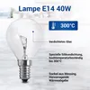 Kugellampe E14 40W 45mmØ 77mm 230V bis 300°C Lampe für Produktbild-Vorschau 3