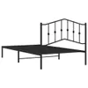 vidaXL Struttura letto con testiera in metallo nero 107x203 Anteprima dell’immagine prodotto 12