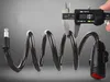 Verk 14551 Cadenas pour vélo - câble, 120 cm, 2 clés, noir Voir les images du produit 8