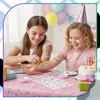 Temporäre Einhorn-Tattoos für Kinder, Set mit 20 Bögen Produktbild-Vorschau 3