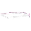 Mensole a muro 4 pz. Rovere affumicato 40x30x1,5 cm Anteprima dell’immagine prodotto 8