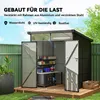 Plastikowa szopa Outsunny 3.24m² 190x191x215cm szopa Podgląd zdjęcia produktu 5