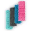 A set of five colorful microfiber mop heads arranged diagonally on a white background. Produktbild-Vorschau