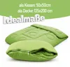 Coperta trasformabile 2 in 1 - 135x200 cm Verde Anteprima dell’immagine prodotto 2