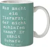 Mr. & Mrs. Panda Kaffeetasse Spruch Tierarzt Schafzählen - Produktbild-Vorschau 1