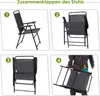 COSTWAY set di 4 sedie pieghevoli per esterni, sedia da Anteprima dell’immagine prodotto 3