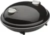 A black aquarium air pump with white knobs sits on a white background. Podgląd zdjęcia produktu
